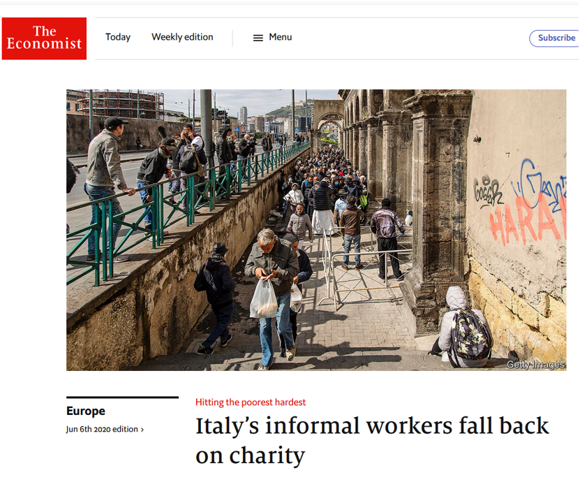 articolo Economist
